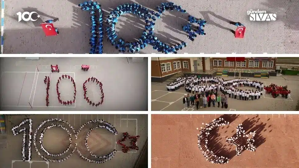 Ogrenciler Cumhuriyetin 100. Yilini Kutladi1 jpg | Gündem Sivas™ Haber