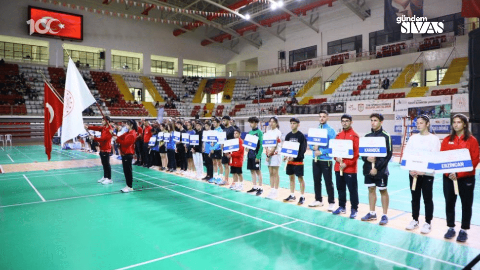 Sivas'ta Badminton Şampiyonası Heyecanı