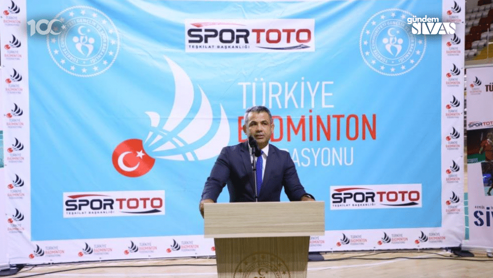 Sivas'ta Badminton Şampiyonası Heyecanı