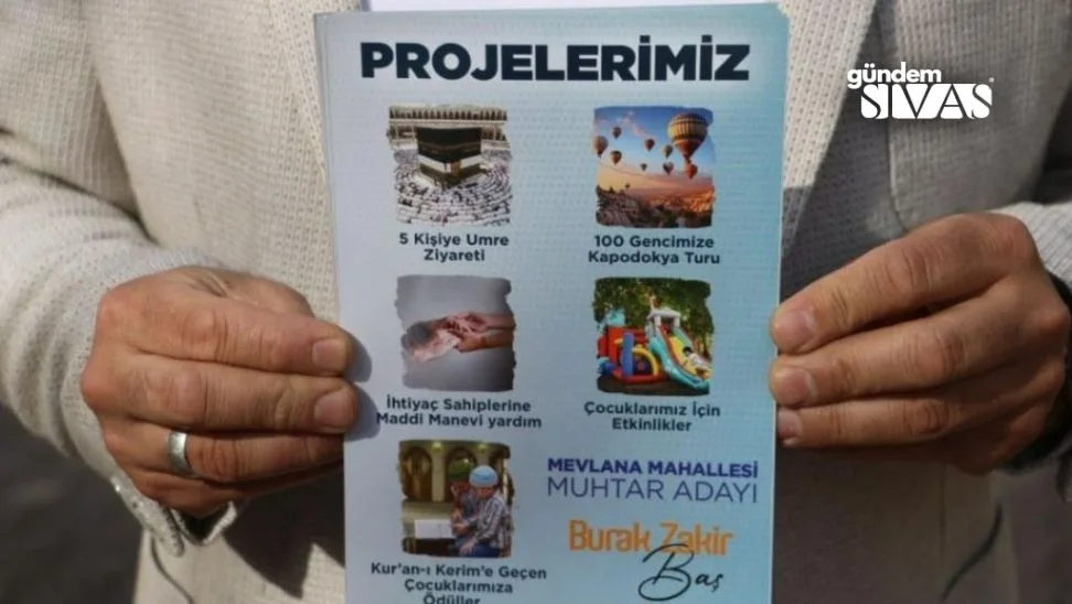 Sivas'ta Muhtar Adayının Vaadi Dikkat Çekti