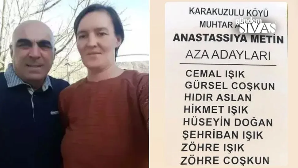 Rus Gelin Sivasta Koy Muhtari Oldu 2 jpg | Gündem Sivas™ Haber