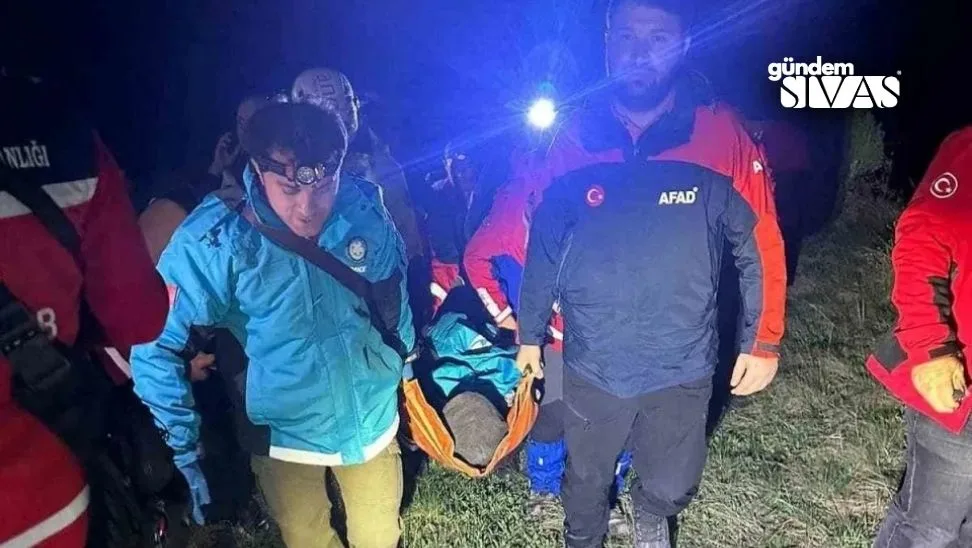 Sivas'ta Kaybolan Adam 15 Saat Sonra Bulundu!